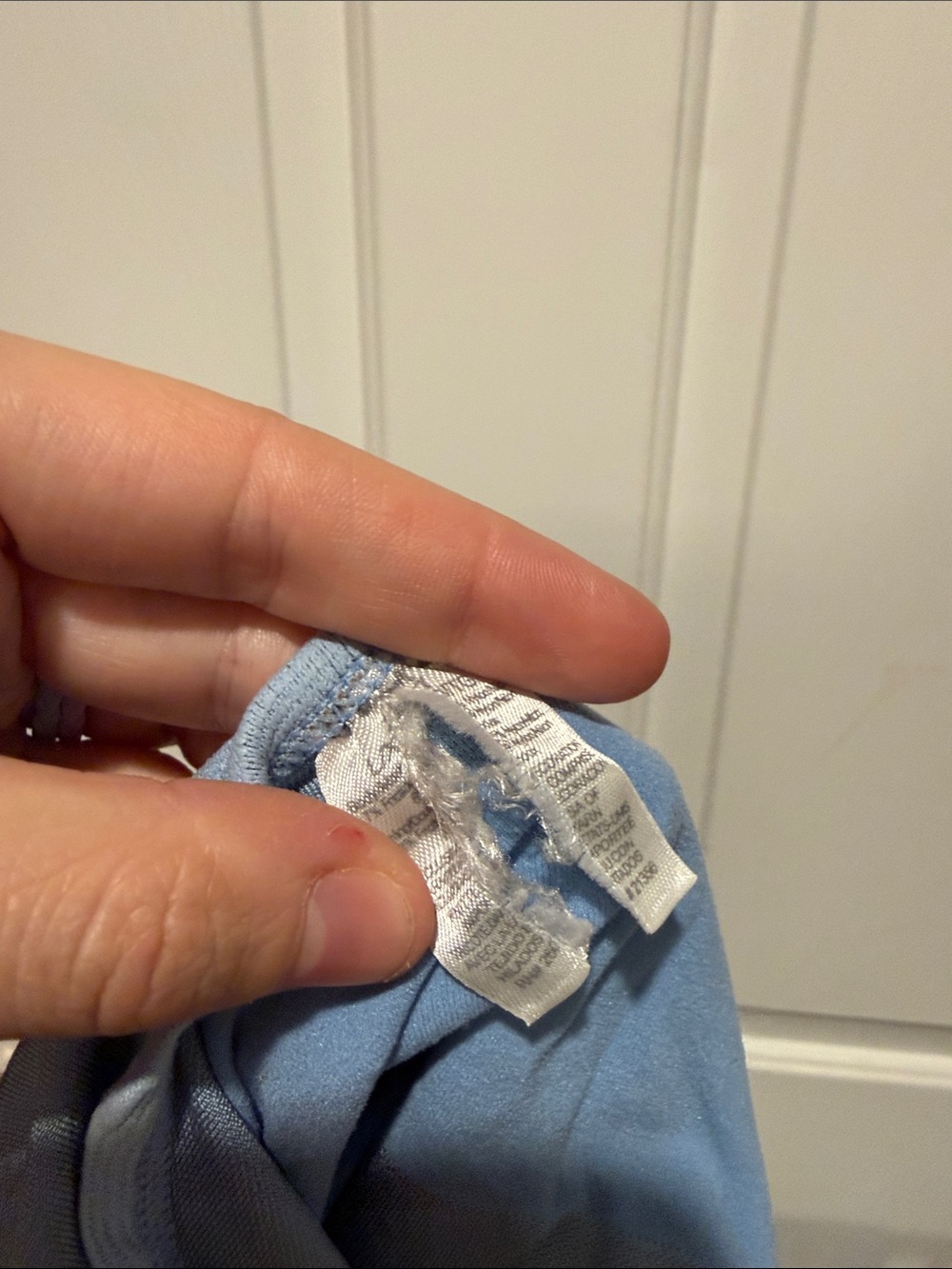 Light Blue Racerback Performance Tank Top - Picture 4 of 4